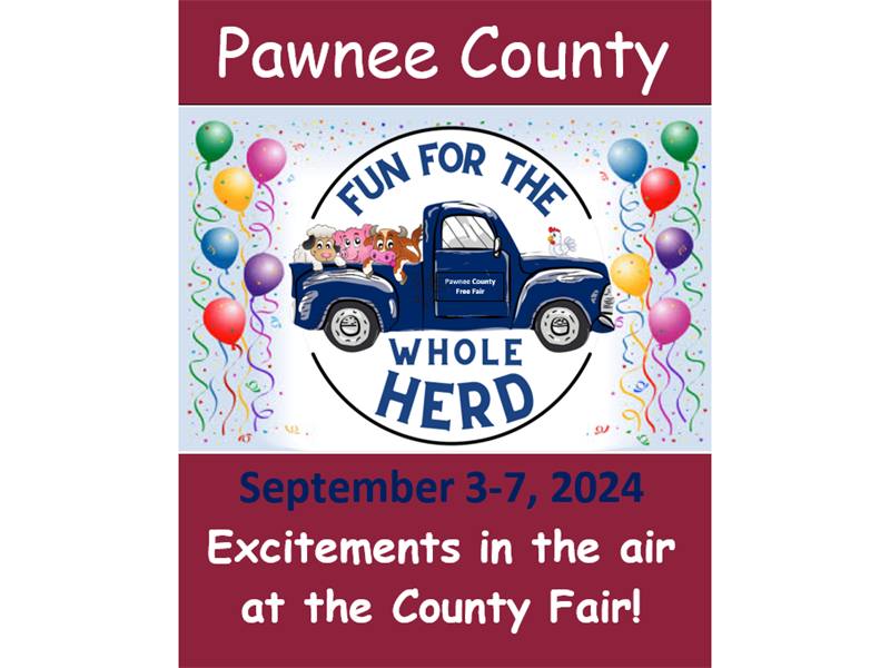 Logo for 2024 Pawnee County Free Fair