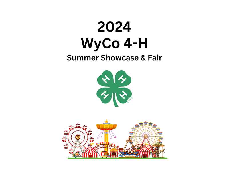 Logo for 2024 WyCo 4-H Summer Showcase