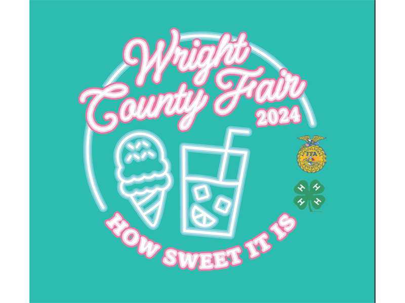 Logo for 2024 Wright County Fair