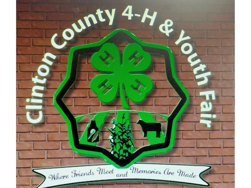 Logo for 2024 Clinton County 4-H & Youth Fair