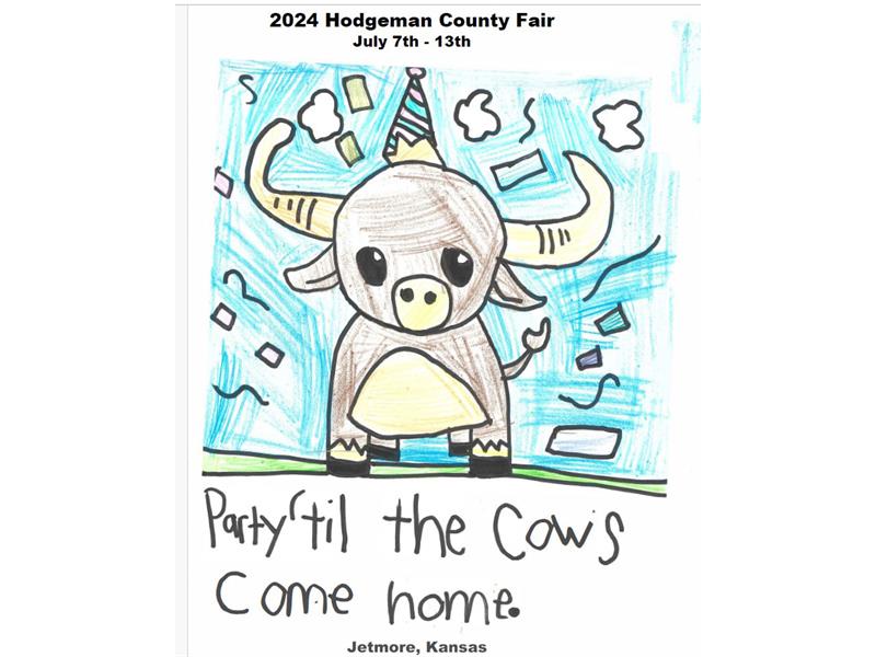 Logo for 2024 Hodgeman County Fair