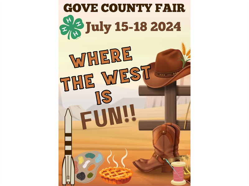 Logo for 2024 Gove Co. Fair
