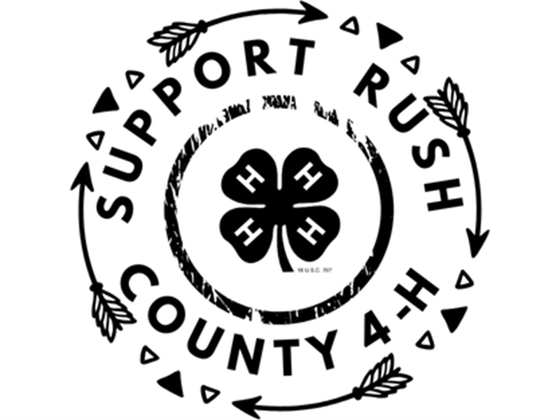Logo for 2024 Rush County 4-H Fair