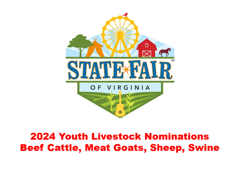 Logo for 2024 SFVA Youth Livestock NOMINATIONS